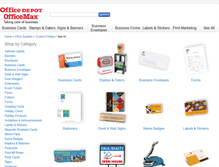 Tablet Screenshot of customprinting.officedepot.com