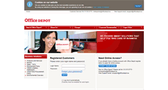 Desktop Screenshot of online.officedepot.ie