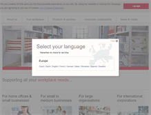 Tablet Screenshot of officedepot.eu